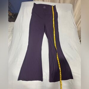Y2K women's Purple
leggings Flare legs 90s